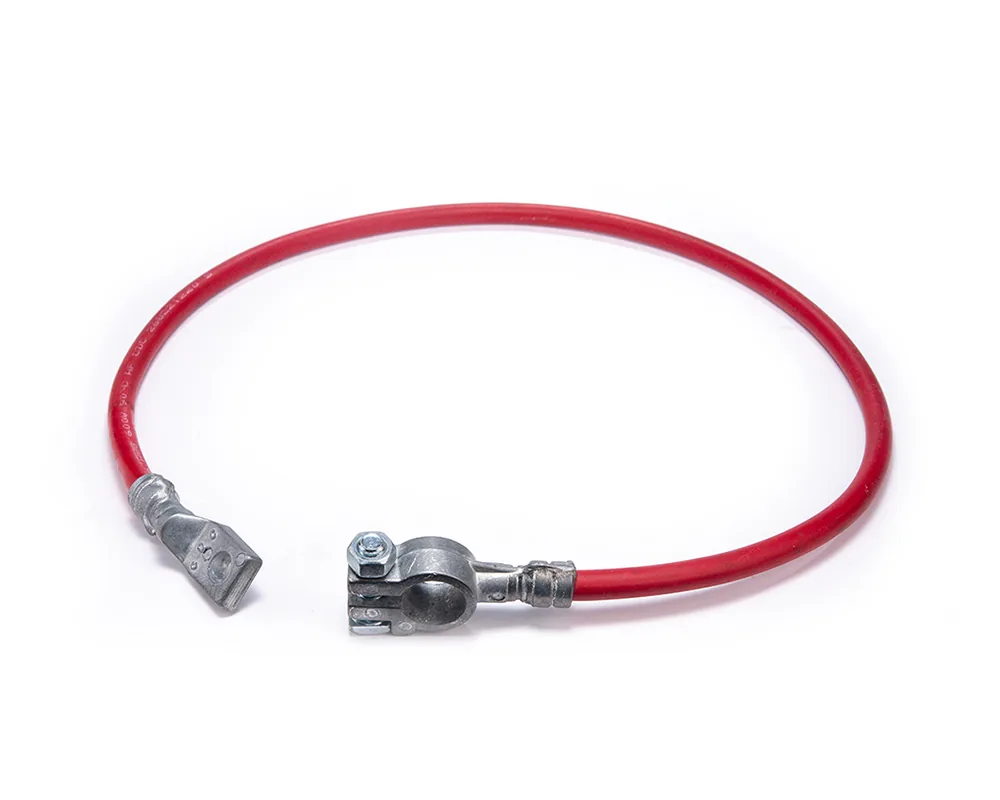 CD-06541 — Cable Armado Calibre 6" Largo 70 Cm Rojo Sin Capuchon CDC 06541