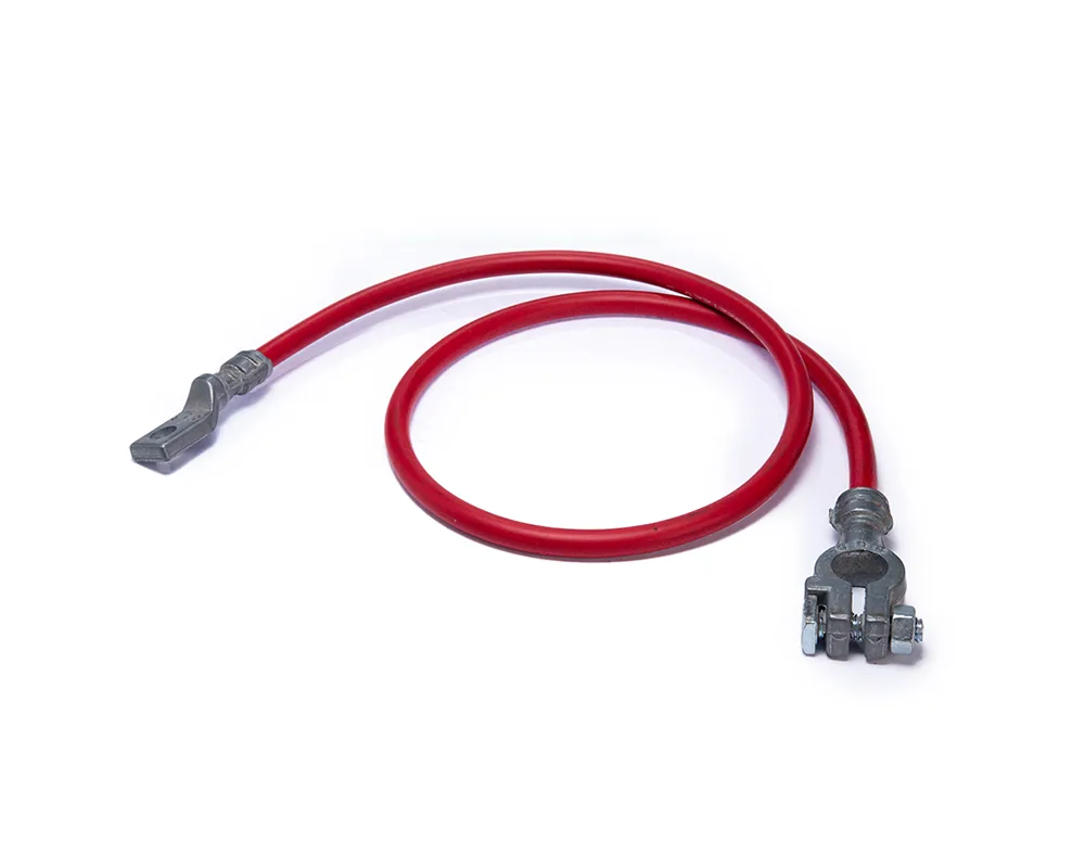 Cable Armado Calibre 6" Largo 80 Cm Rojo Sin Capuchon CDC 06543