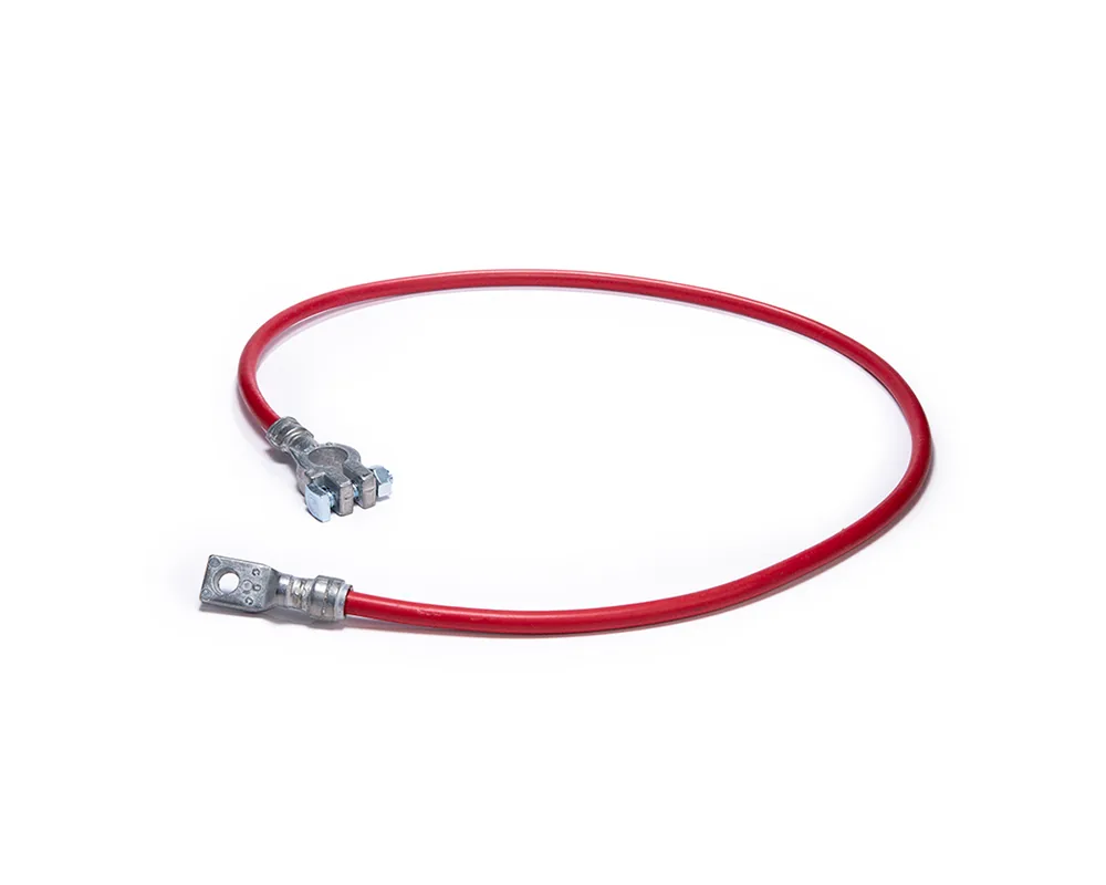 Cable Armado Calibre 6" Largo 90 Cm Rojo Sin Capuchon CDC 06545