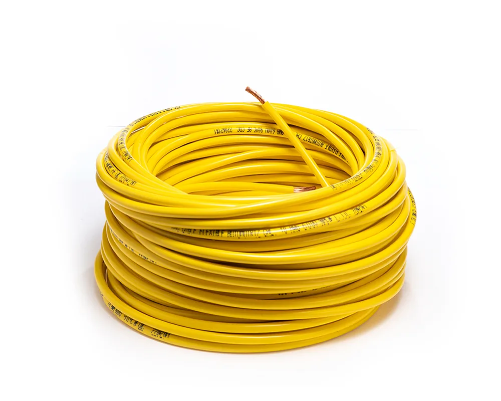 Cable flexible automotriz para instalación calibre 10" amarillo 30... CDC 09976