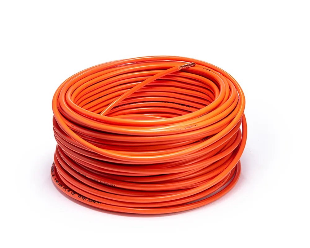 CD-09982 — Cable flexible automotriz para instalación calibre 10" naranja 30... CDC 09982