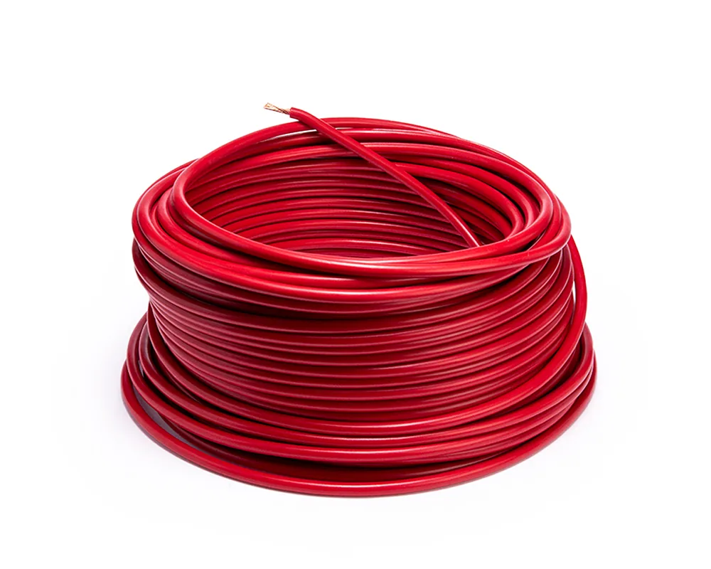 CD-09983 — Cable flexible automotriz para instalación calibre 10" rojo 30 metros CDC 09983