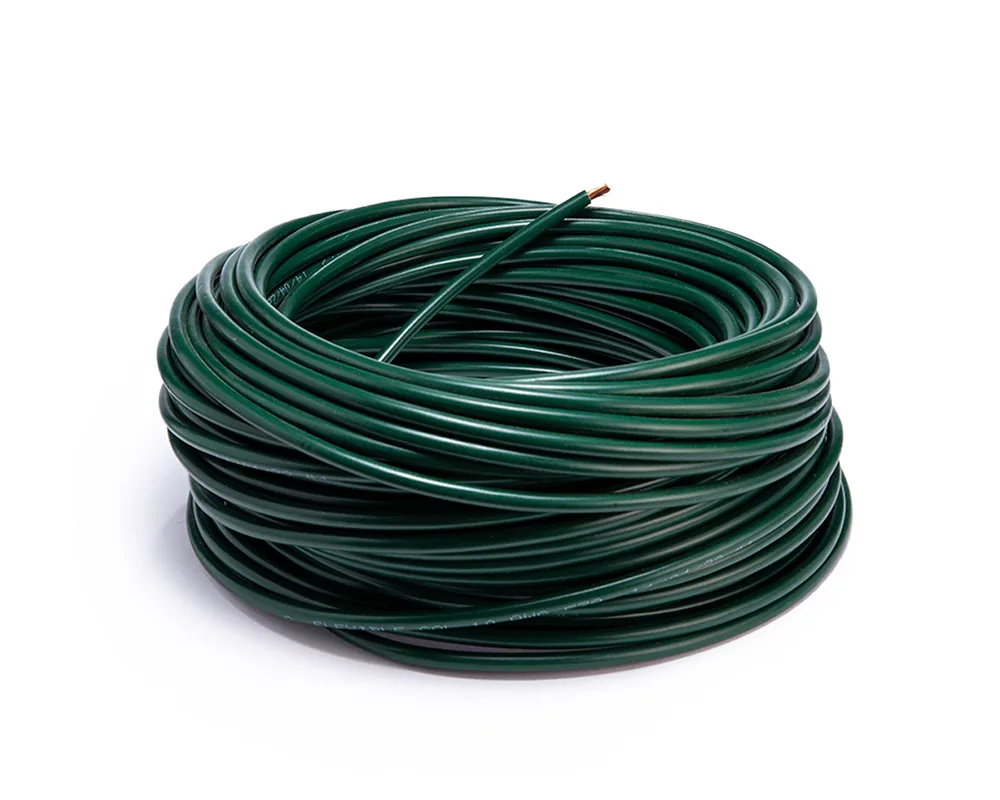 CD-09984 — Cable flexible automotriz para instalación calibre 10" verde 30 metros CDC 09984