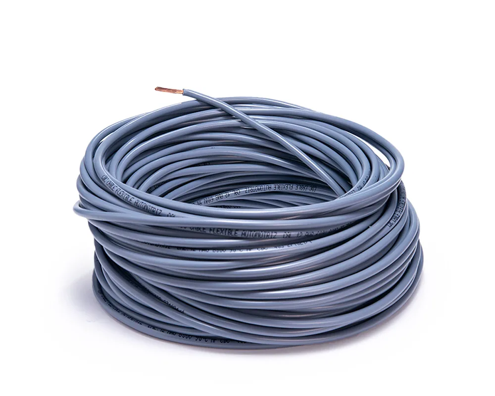 CD-09990 — Cable flexible automotriz para instalación calibre 12" gris 30 metros CDC 09990