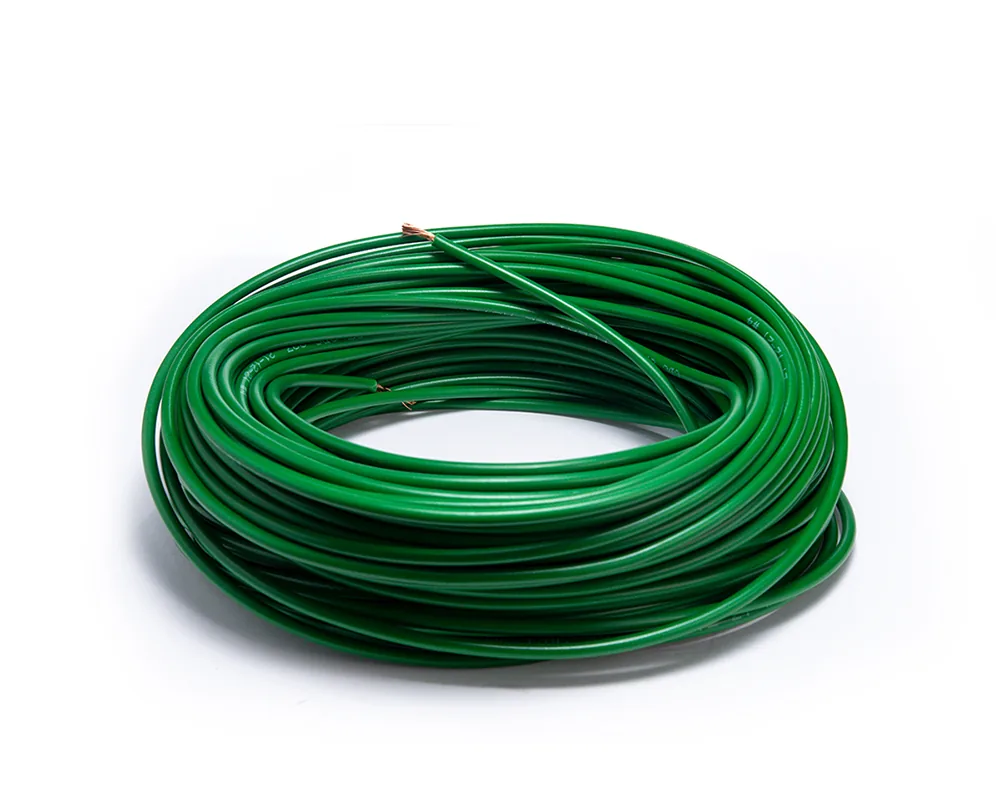 Cable flexible automotriz para instalación calibre 14" verde 30 metros CDC 10004