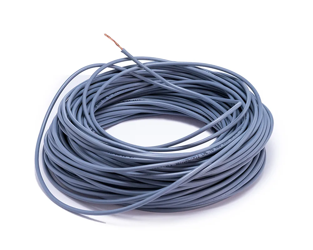 CD-10010 — Cable flexible automotriz para instalación calibre 16" gris 30 metros CDC 10010