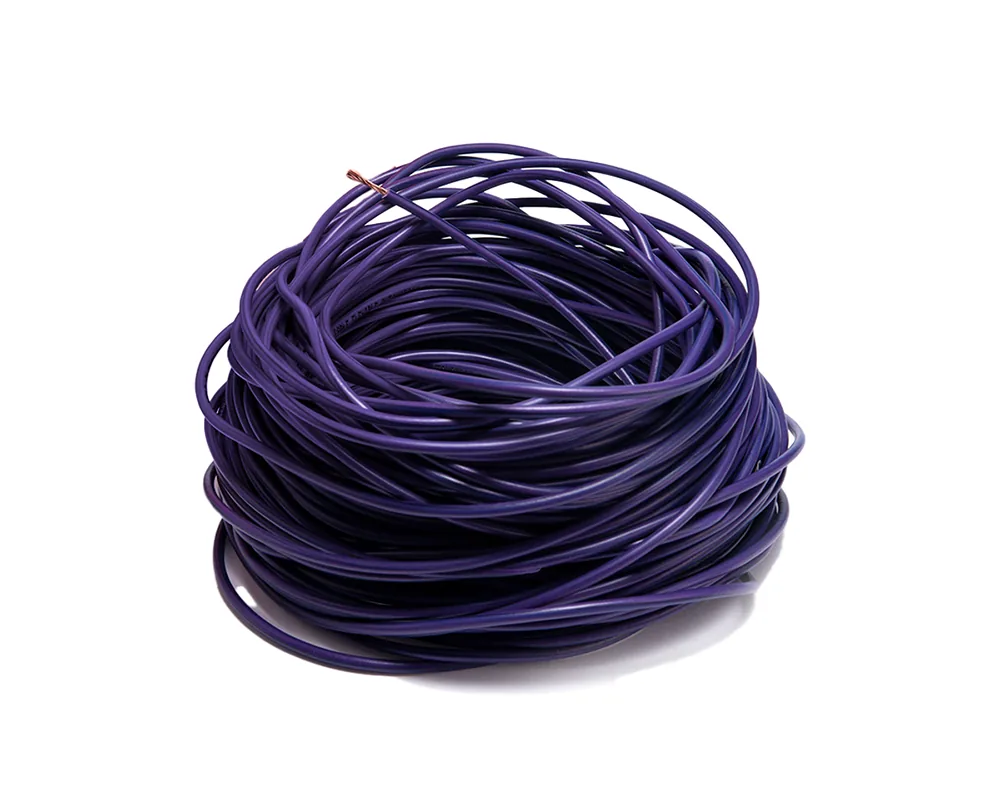 CD-10011 — Cable flexible automotriz para instalación calibre 16" morado 30... CDC 10011