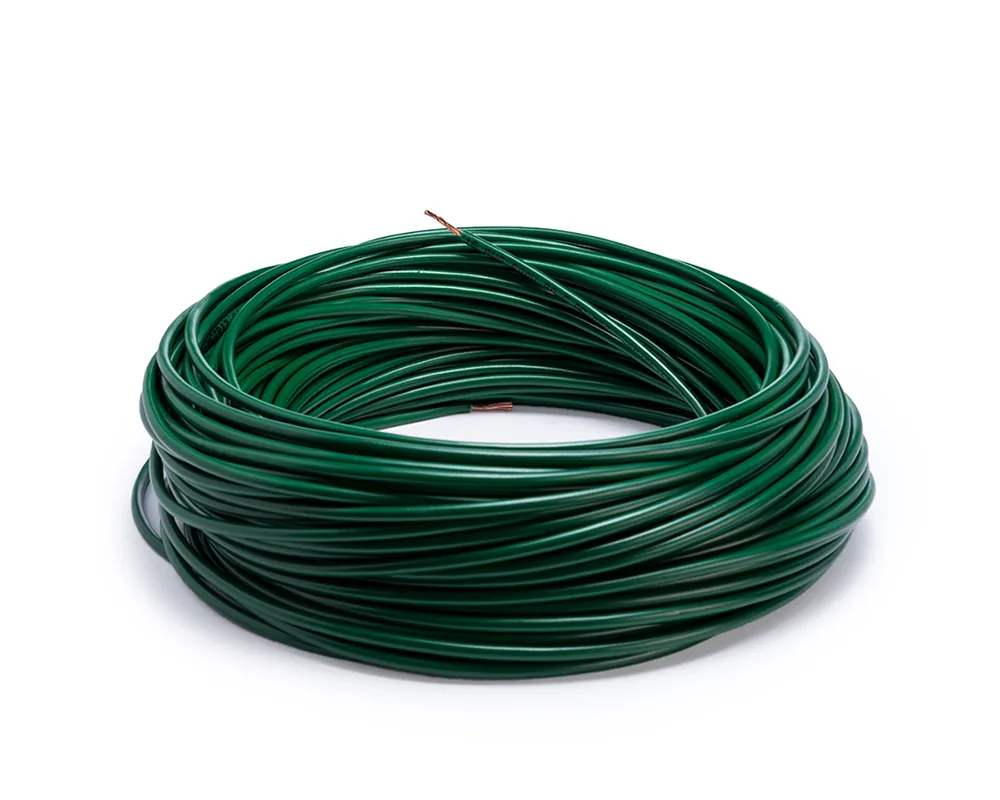 Cable flexible automotriz para instalación calibre 16" verde 30 metros CDC 10014
