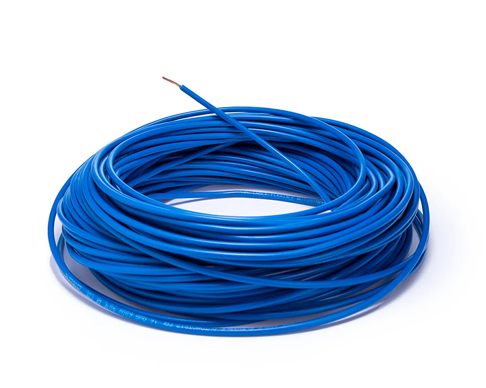 CD-10015 — Cable flexible automotriz para instalación calibre 16" azul 30 metros CDC 10015