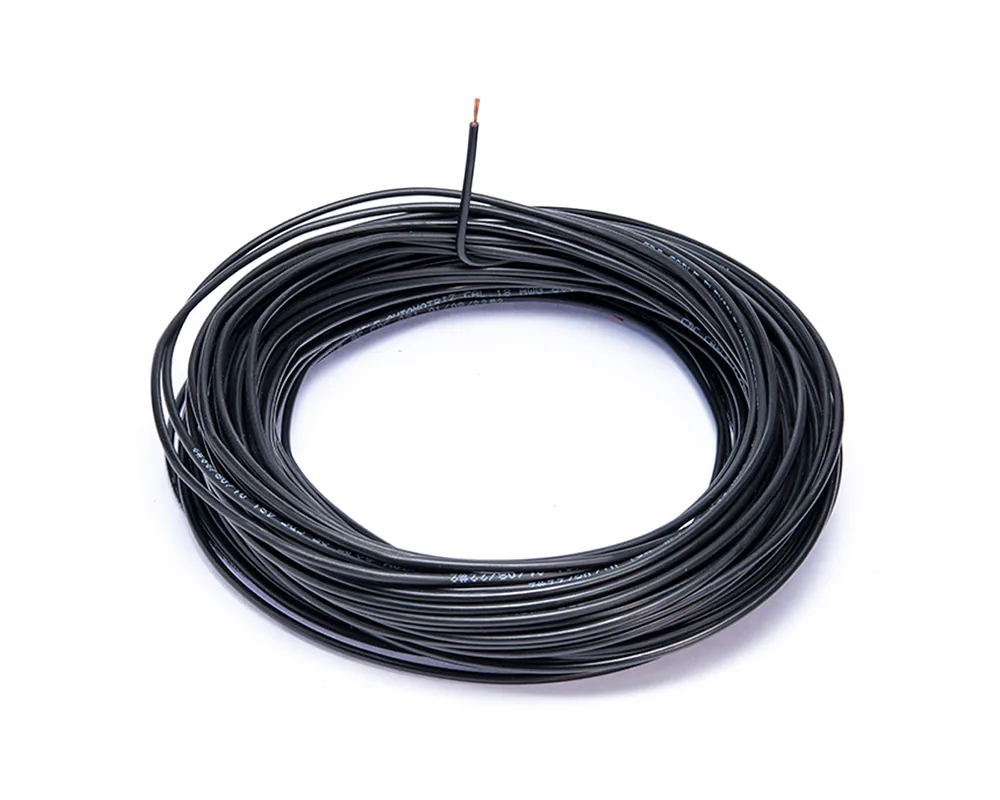 Cable flexible automotriz para instalación calibre 18" negro 30 metros CDC 10019
