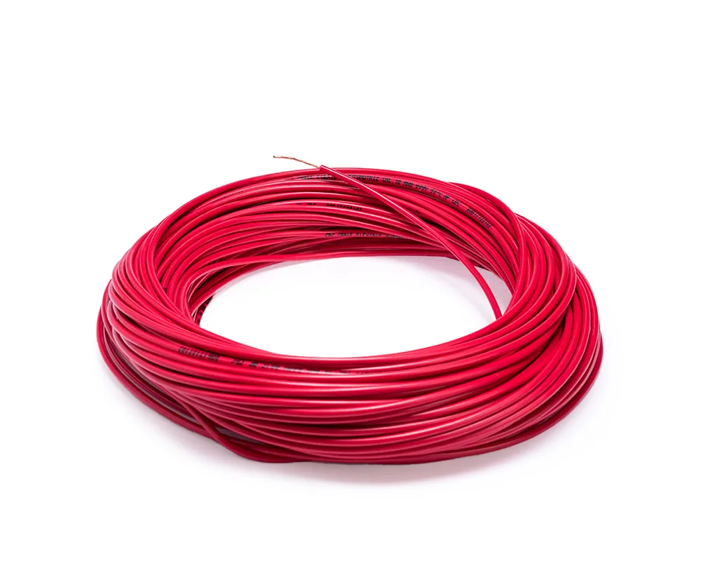 Cable flexible automotriz para instalación calibre 18" rojo 30 metros CDC 10023