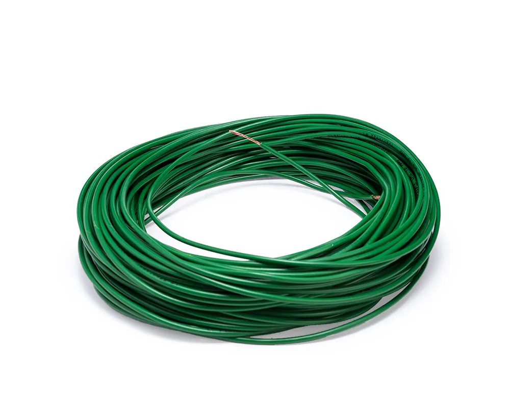 CD-10024 — Cable flexible automotriz para instalación calibre 18" verde 30 metros CDC 10024