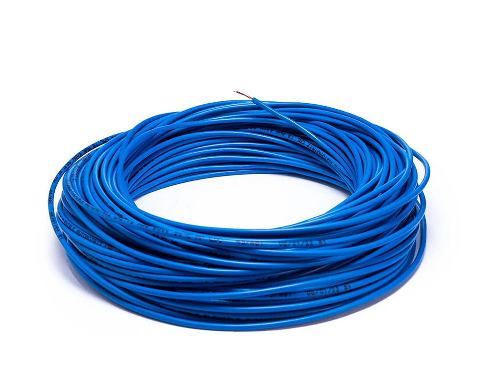 Cable flexible automotriz para instalación calibre 18" azul 30 metros CDC 10025