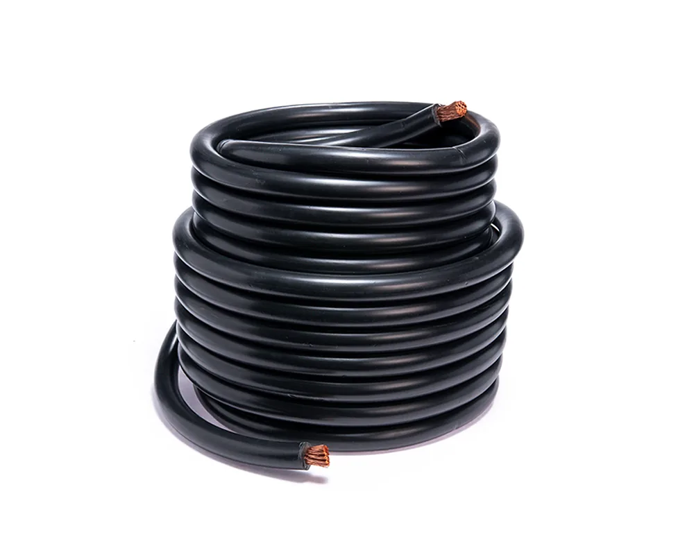 Cable para acumulador automotriz calibre 1/0 negro 10 metros CDC 14148