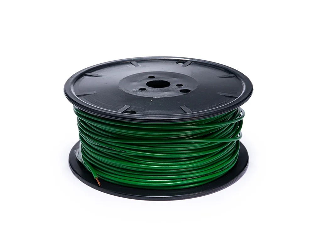 Cable flexible automotriz para instalación calibre 16" verde 100 mts CDC 42139