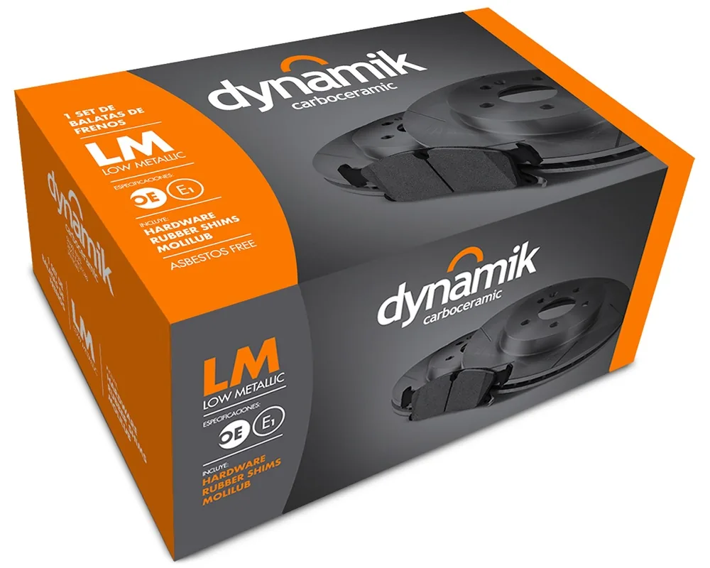 DK-DNK8455D1344 — Balata De Freno Delantera Semi Metalica (Sm) DYNAMIK DNK8455D1344