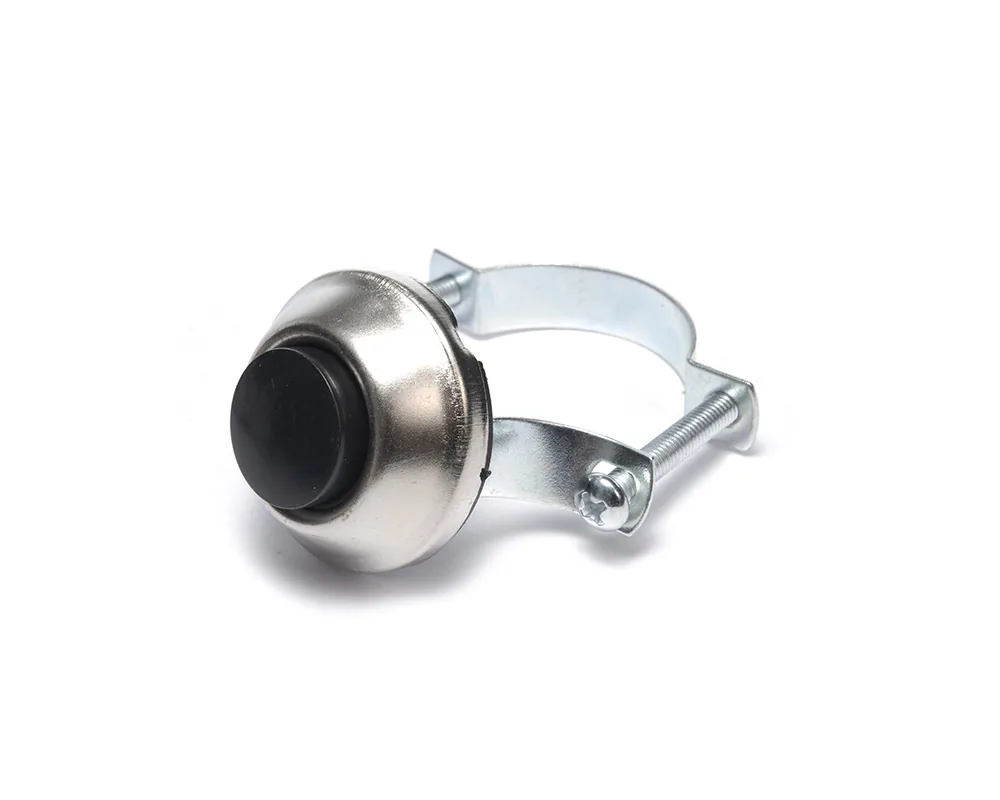 TP-03473 — BOTON INTERRUPTOR PARA CLAXON CHICO UNIVERSAL CON ABRAZADERAS CROMADO... TOTAL PARTS 03473