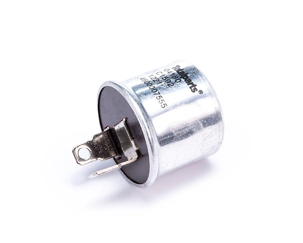 TP-04180 — Flasher ( Destellador ) Termico 12 Volts Aluminio ( 2 Terminales ) TOTAL PARTS 04180