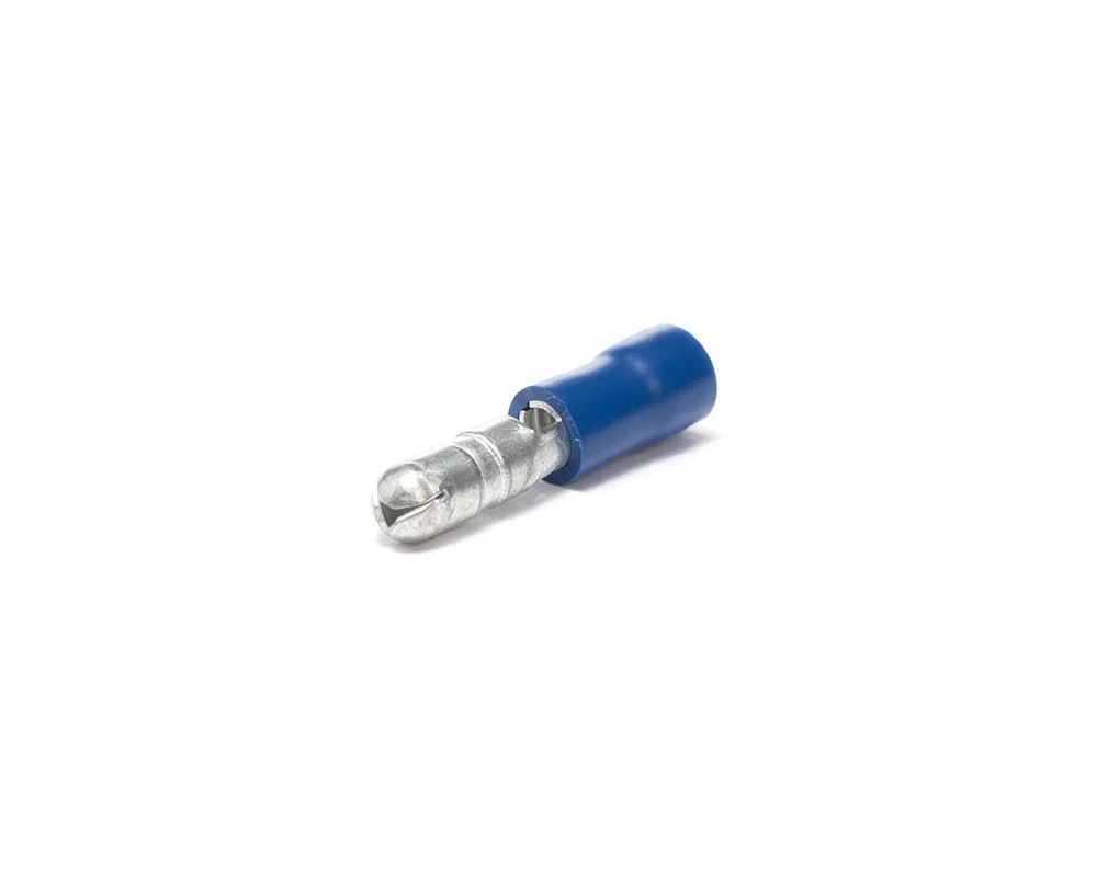 TP-04260 — Terminal De Instalacion Aislada Macho Enchufe Redonda Chica Azul TOTAL PARTS 04260