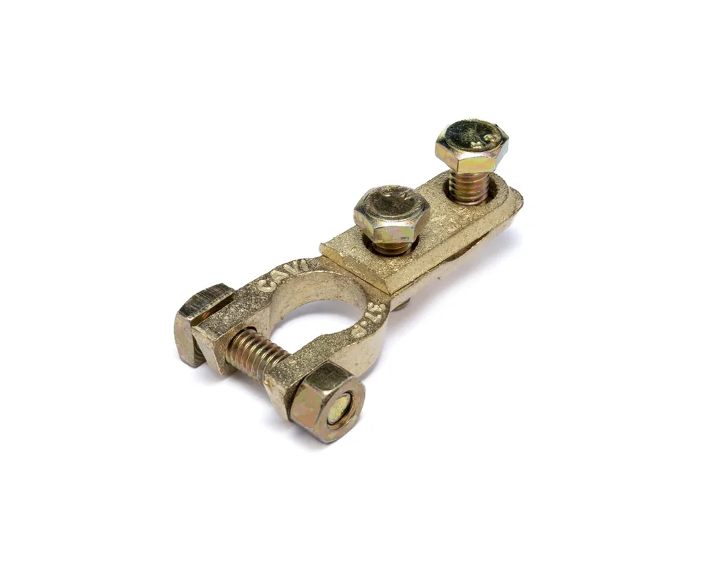 Terminal Para Bateria Placa De Bronce Paso 2 Tornillos ( T13 ) TOTAL PARTS 06505