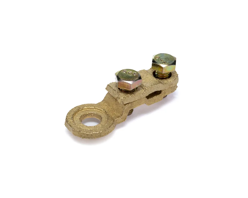 Terminal Para Bateria Paso De Ojo Bronce 2 Tornillos ( TM26 ) TOTAL PARTS 09918