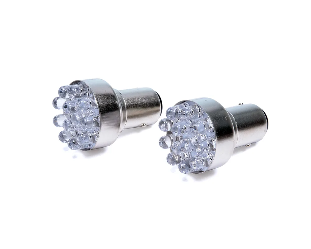 Foco 1157 / 1034 12 Volts 2 Polos Led Rojo 12 Leds TOTAL PARTS 11532