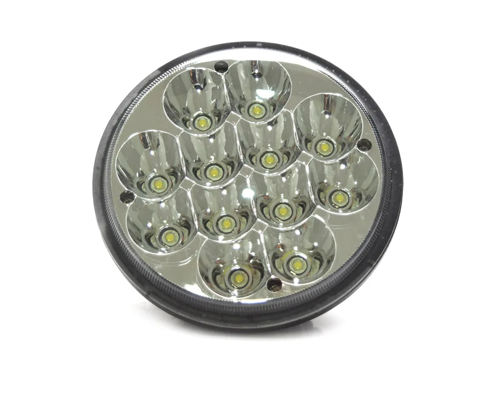 TP-43420C — Unidad 5006 Redonda Chica 12 Leds Alta / Baja Carcasa De Aluminio /... TOTAL PARTS 43420C